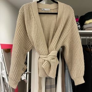 Zara Wrap Knit sweater